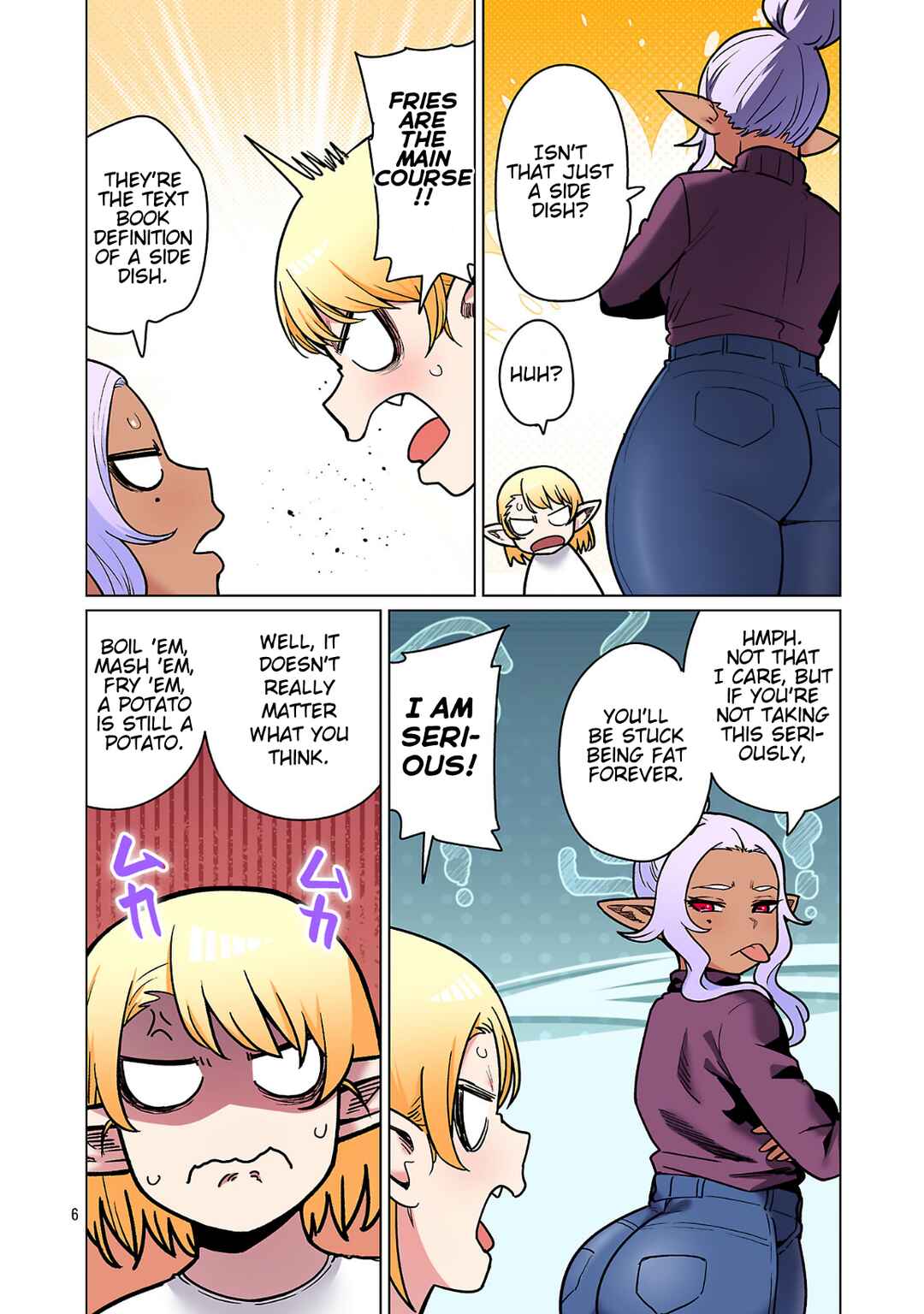 Shin Elf-san wa Yaserarenai. (Official Colored) Chapter 24 - Page 7