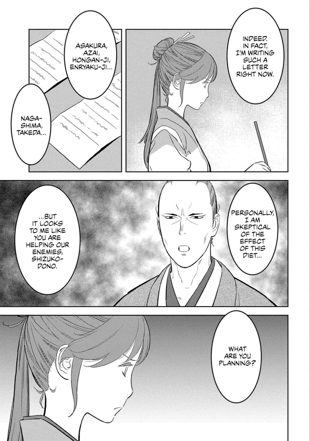 Sengoku Komachi Kuroutan Chapter 61 - Page 27