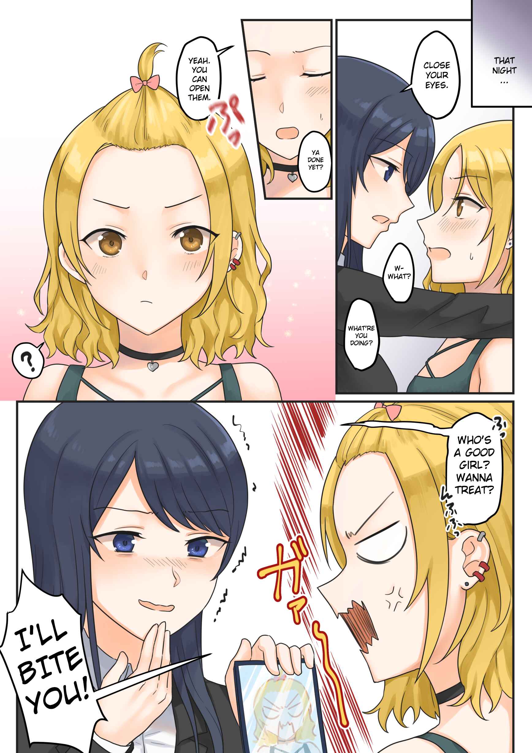 1 RT de nakawarui nonke joshi tachi ga 1 byou kiss suru Chapter 15 - Page 2