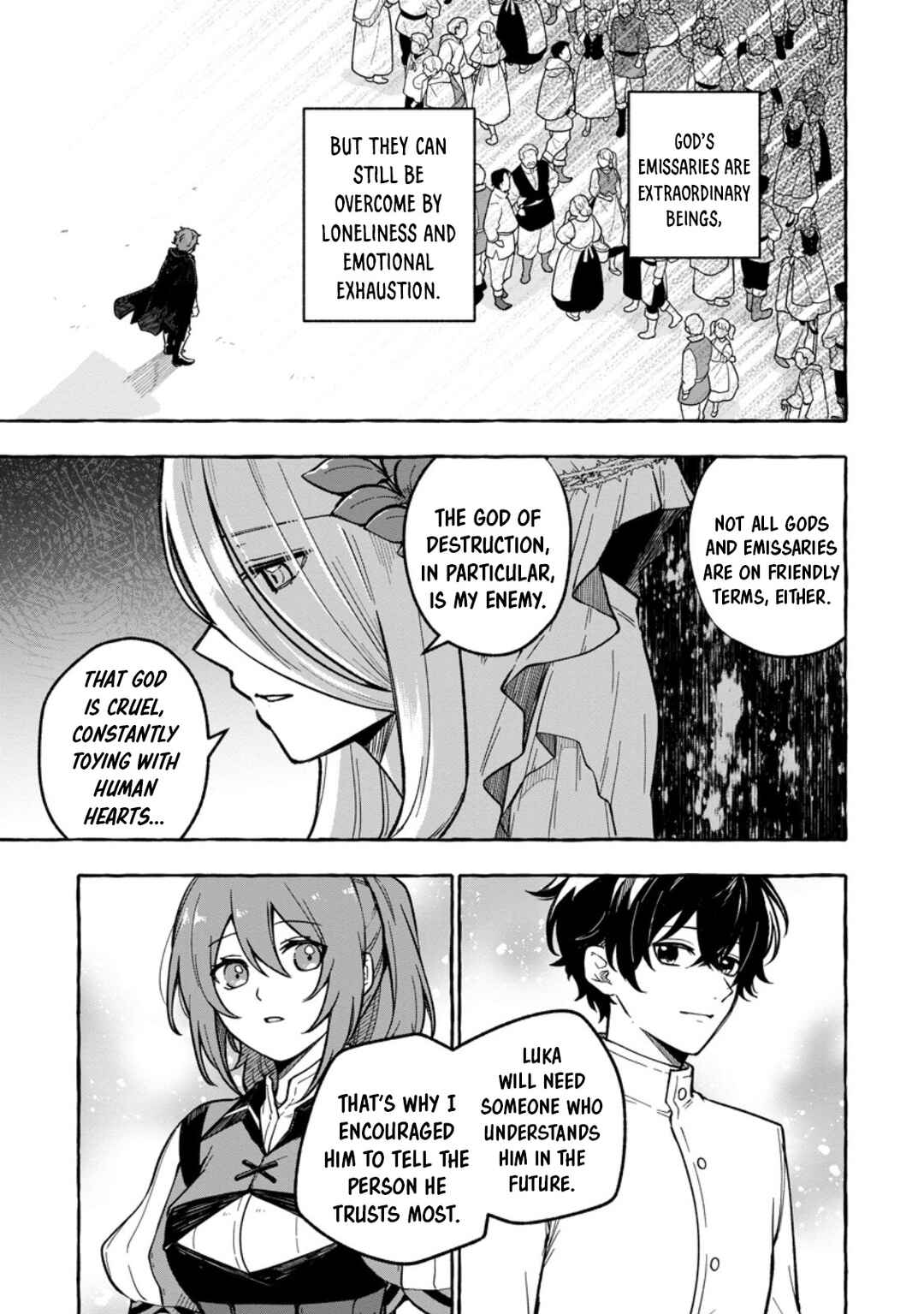 Megami no Daikousha to Natta Shounen, Banjou no Ou to Naru Chapter 2.1 - Page 4