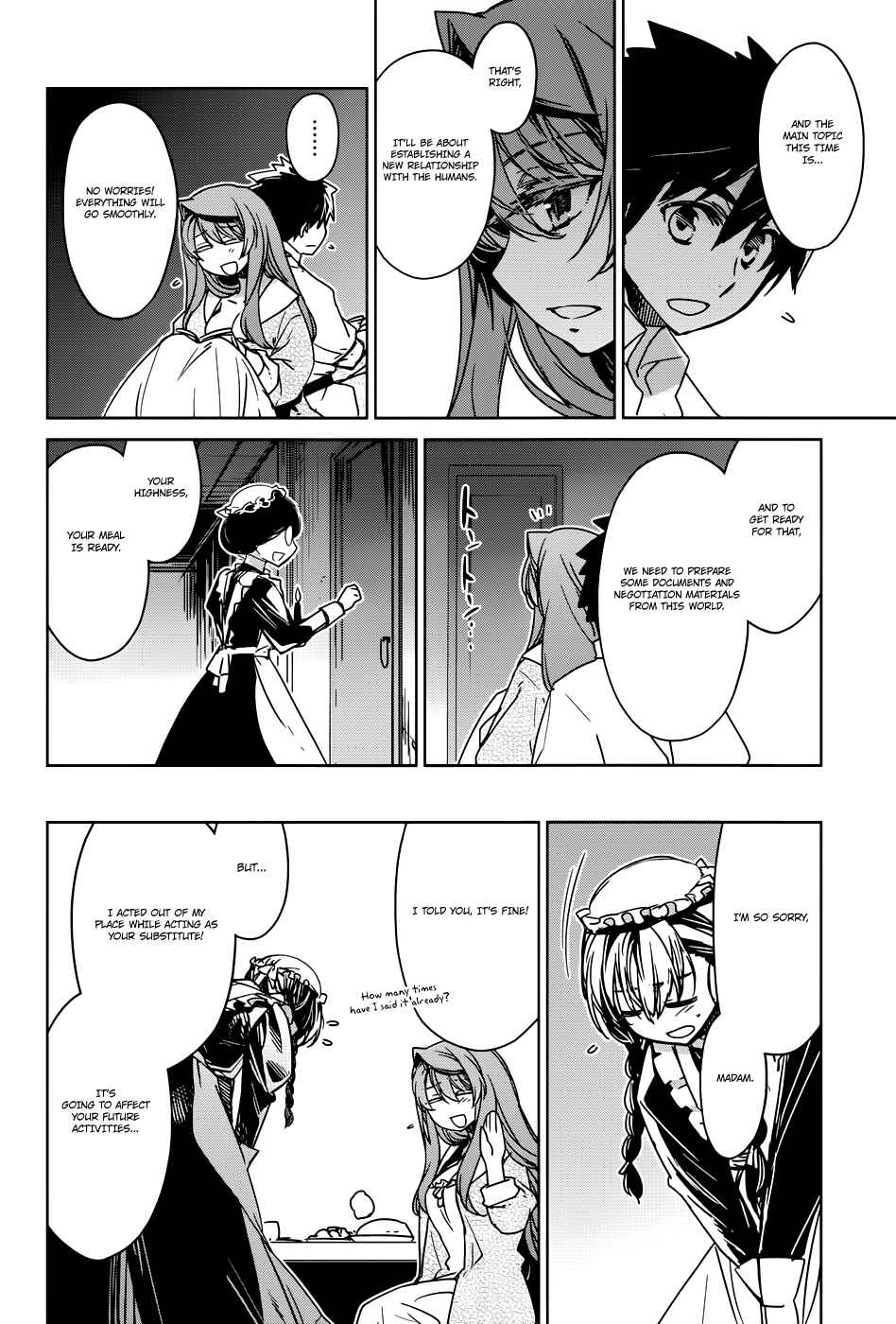 MAOYU : Archenemy and Hero “Become mine, Hero” “I refuse!” Chapter 24 - Page 10