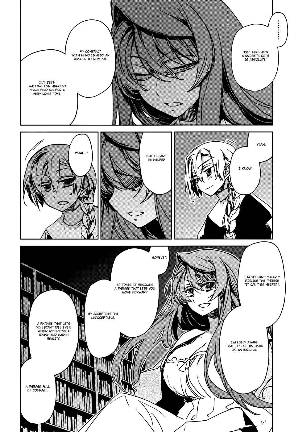 MAOYU : Archenemy and Hero “Become mine, Hero” “I refuse!” Chapter 24 - Page 22