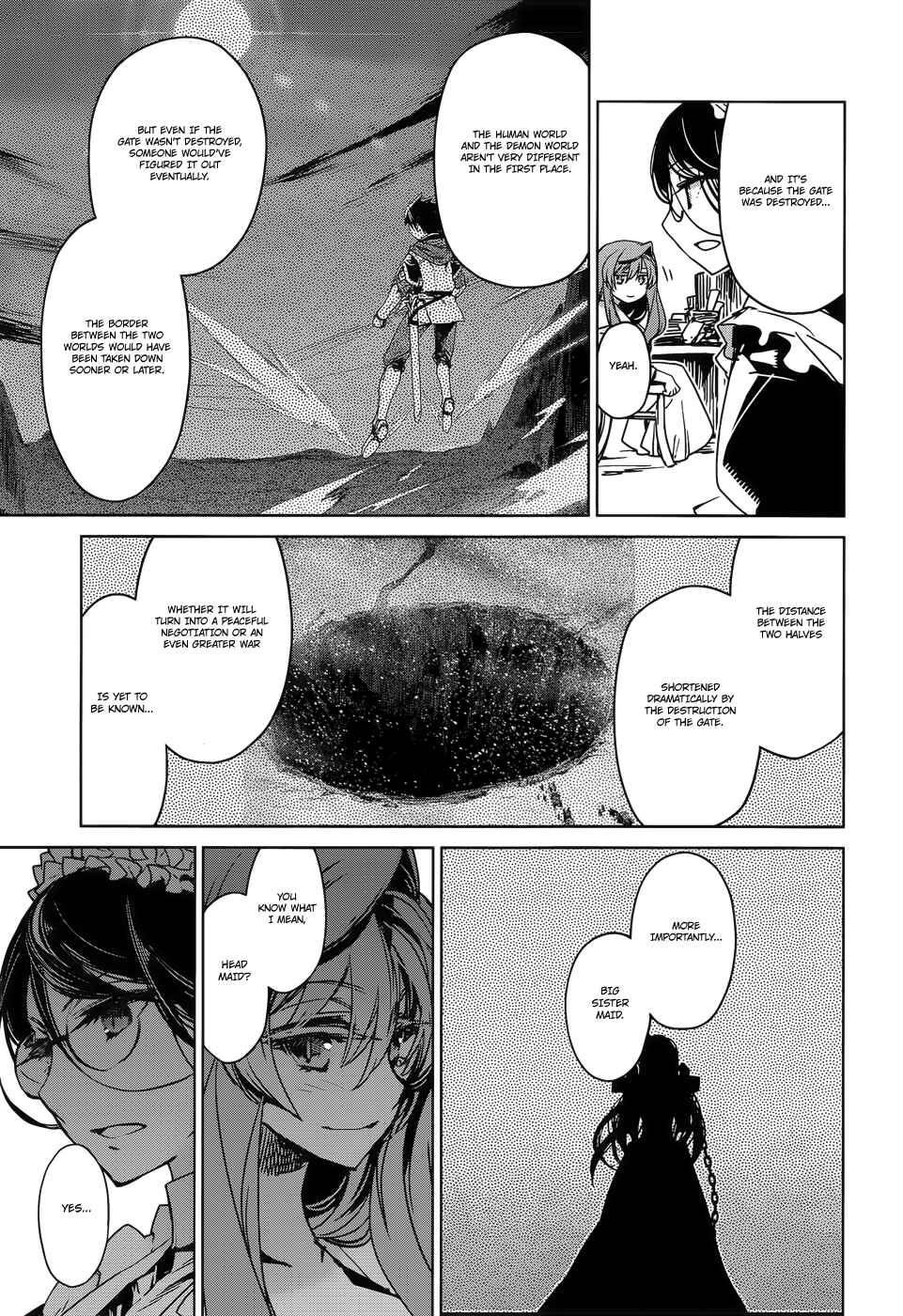 MAOYU : Archenemy and Hero “Become mine, Hero” “I refuse!” Chapter 24 - Page 33