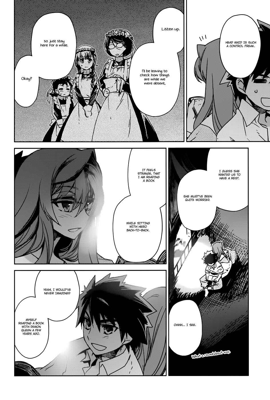 MAOYU : Archenemy and Hero “Become mine, Hero” “I refuse!” Chapter 24 - Page 6