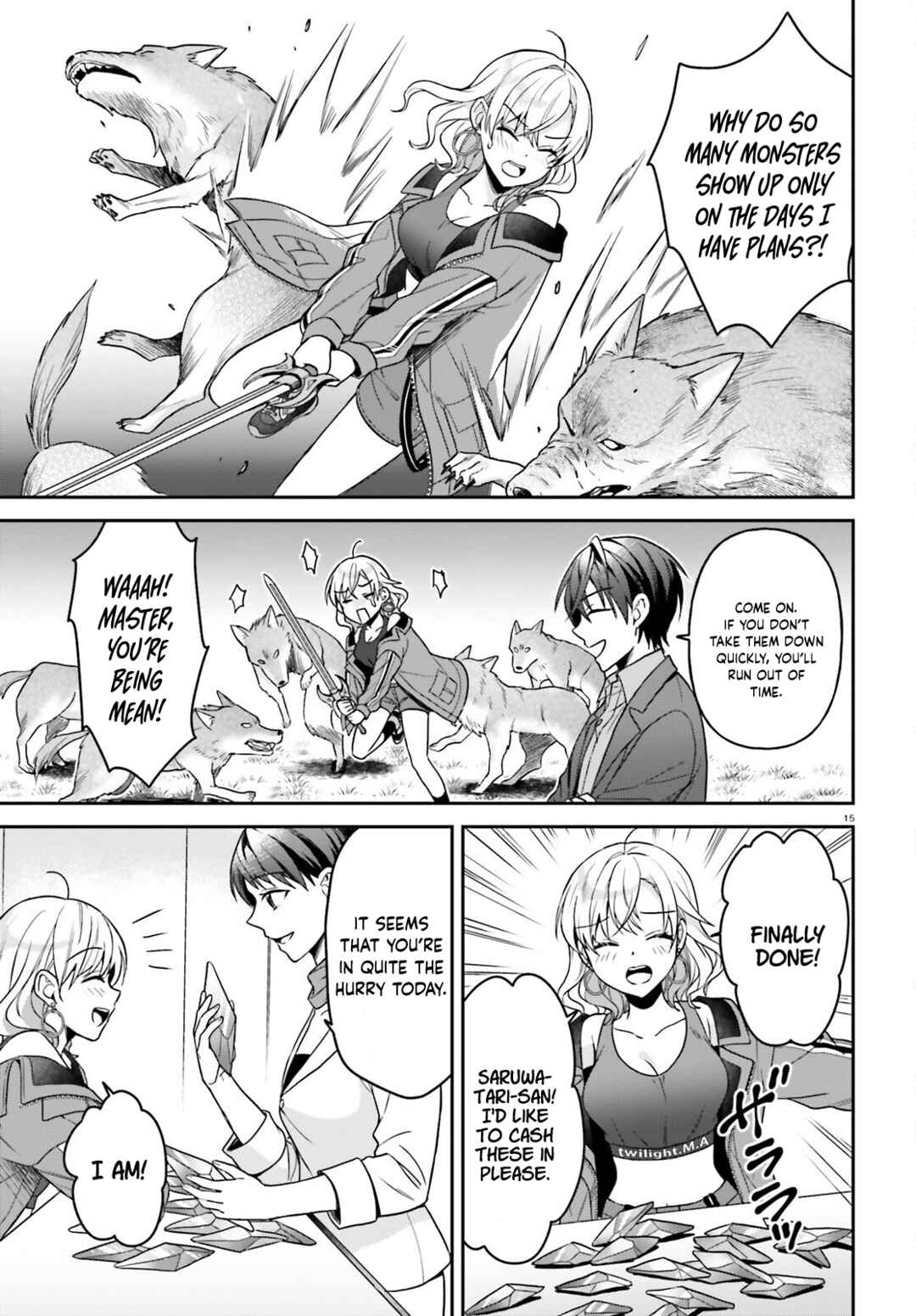 Negatte mo Nai Tsuihou Go kara no Slow Life? ~Intai Shita Hazu ga Nariyuki de Bishoujo Gyaru no Shishou ni Nattara Naze ka Mechakucha Natsukareta~ Chapter 11 - Page 15