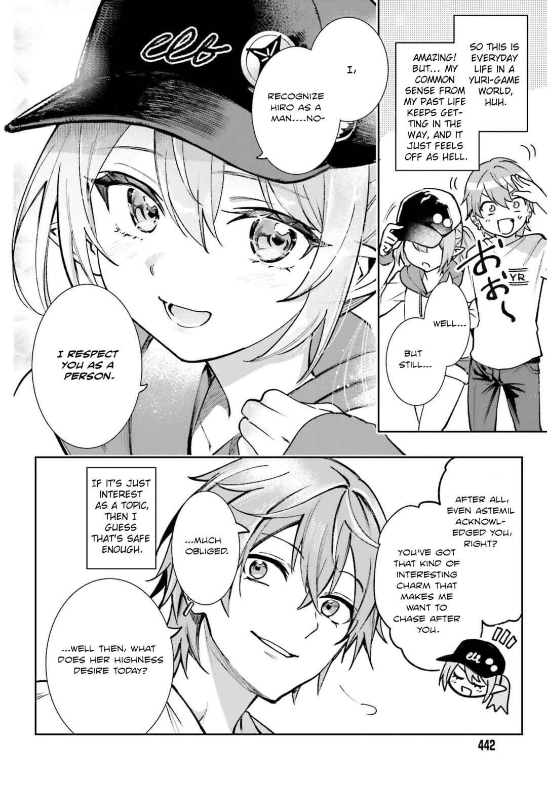 Danshi Kinsei Game Sekai de Ore ga Yaru Beki Yuiitsu no Koto: Yuri no Aida ni Hasamaru Otoko Toshite Tensei Shite Shimaimashita Chapter 7 - Page 6