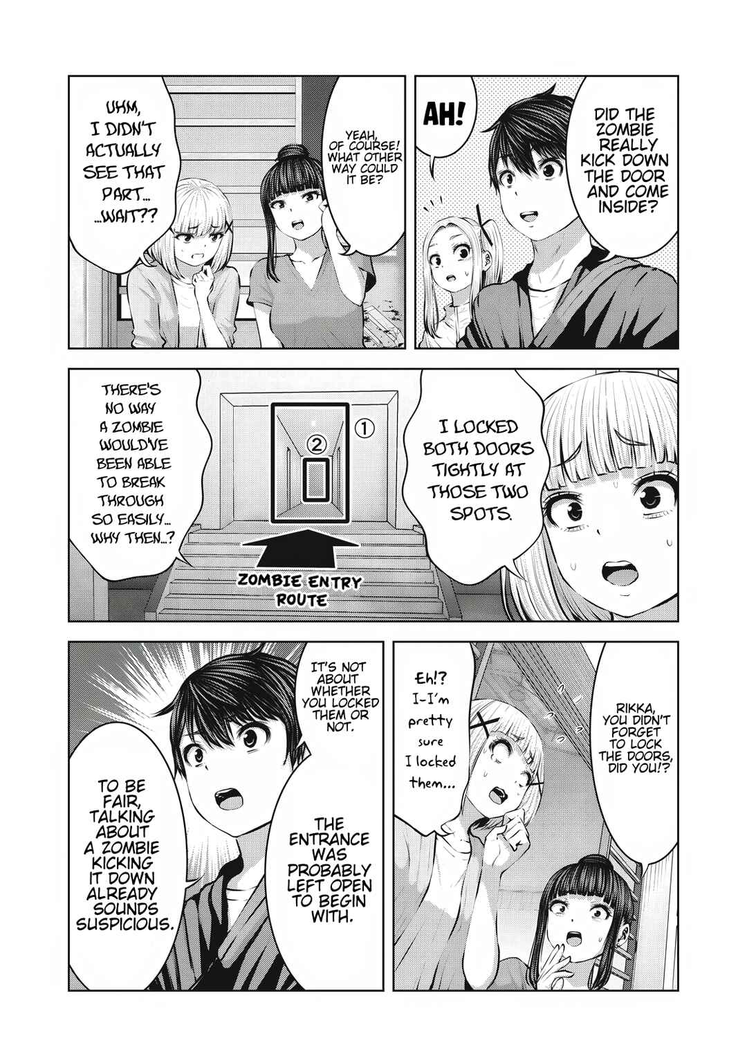 Zombie Sekai de Harem wo Tsukurou! Chapter 17.2 - Page 14