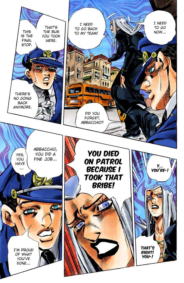 JoJo no Kimyou na Bouken: Part 5 - Ougon no Kaze Color-ban Chapter 111 - Page 8