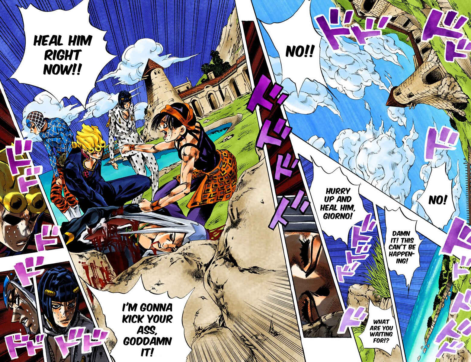 JoJo no Kimyou na Bouken: Part 5 - Ougon no Kaze Color-ban Chapter 111 - Page 9
