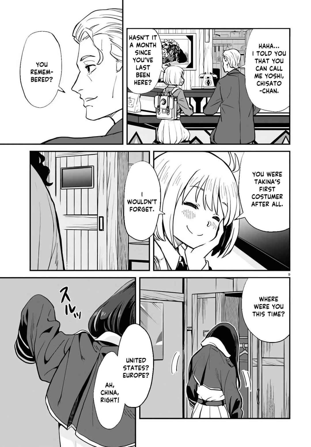 Lycoris Recoil Chapter 4 - Page 9