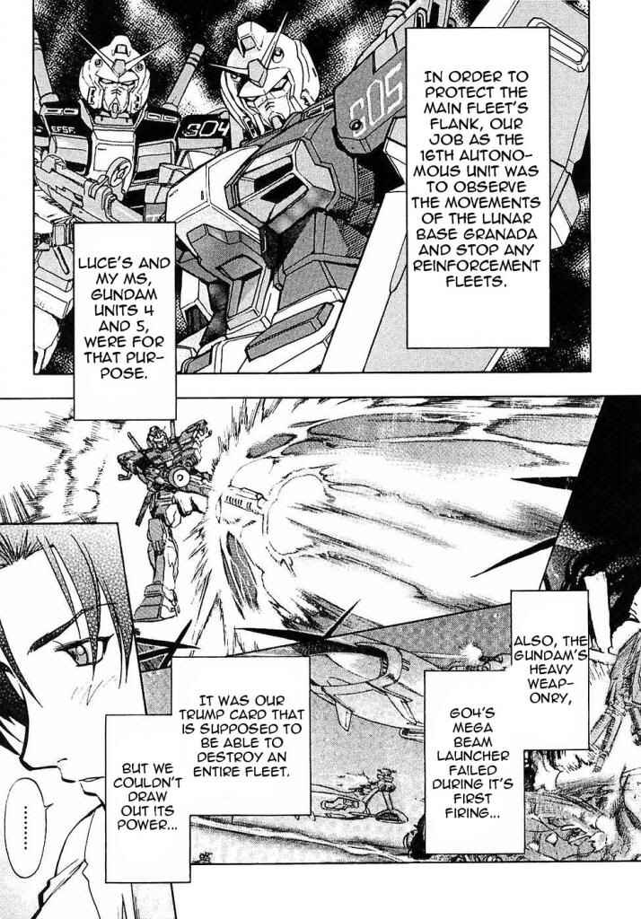 Mobile Suit Gundam Gaiden REBELLION: Space, at the End of a Flash... Chapter 9 - Page 12