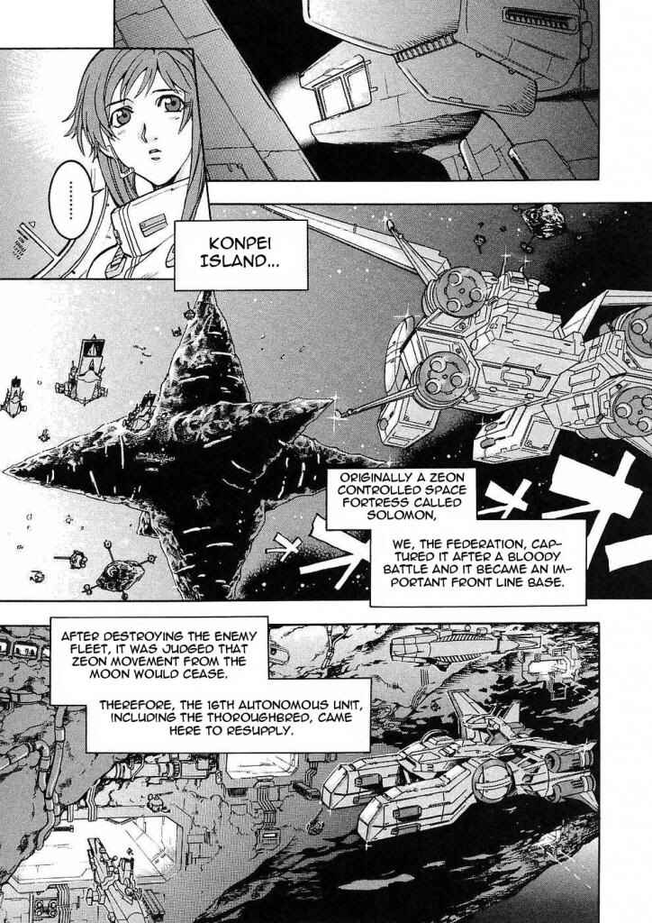 Mobile Suit Gundam Gaiden REBELLION: Space, at the End of a Flash... Chapter 9 - Page 41