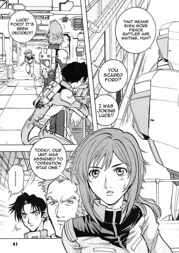Mobile Suit Gundam Gaiden REBELLION: Space, at the End of a Flash... Chapter 9 - Page 44