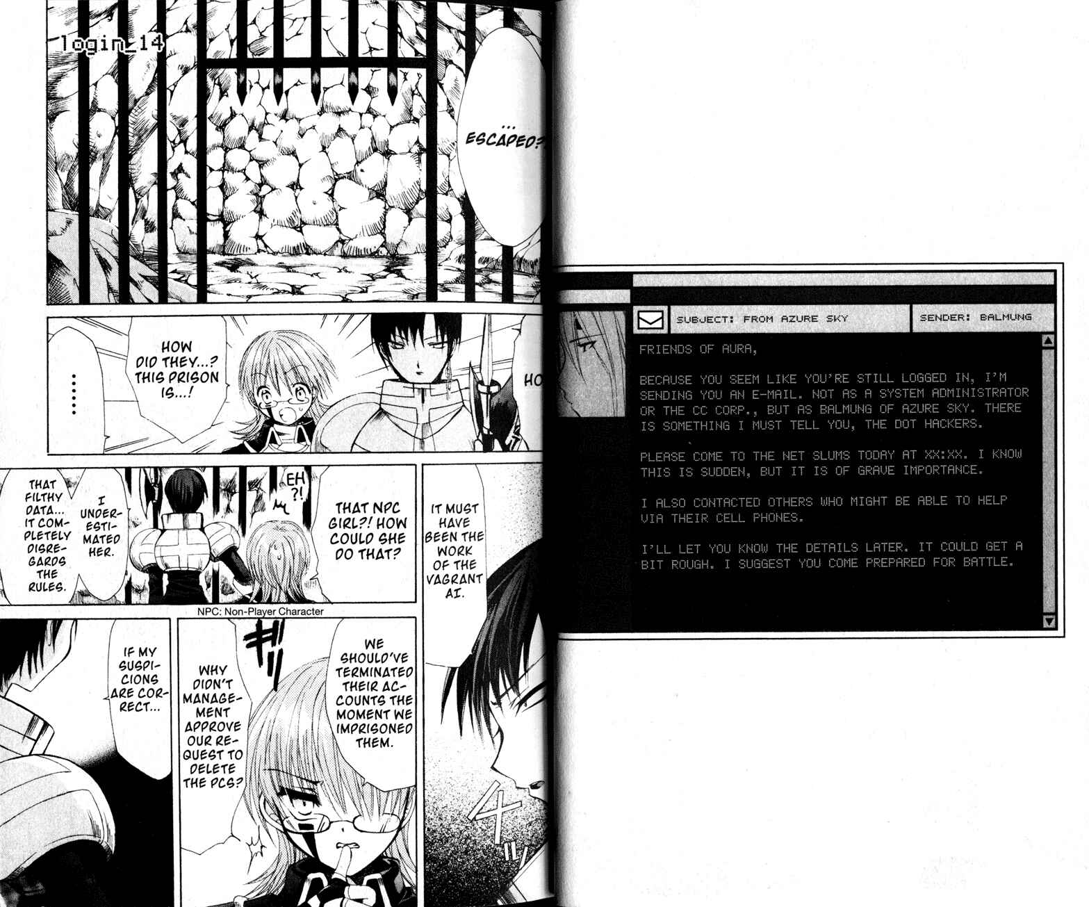 .hack//Legend of the Twilight Chapter 14 - Page 1
