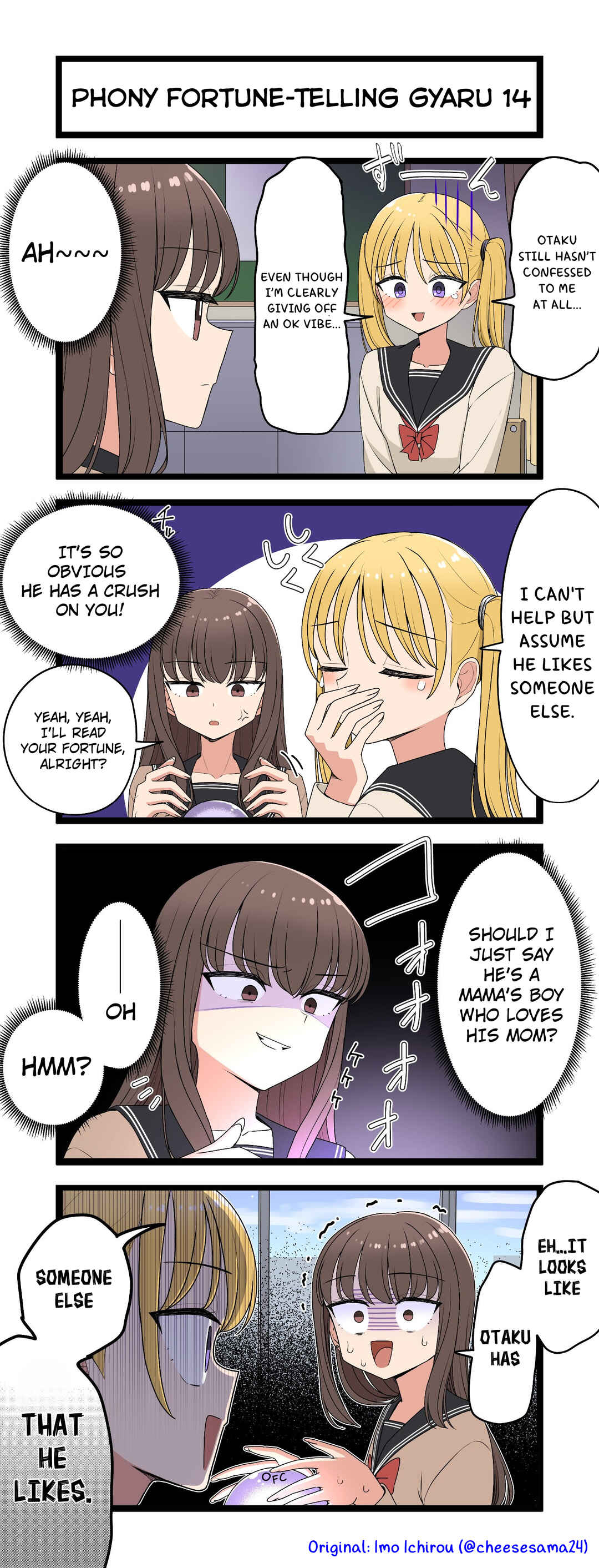 Phony Fortune-Telling Gyaru Chapter 14 - Page 1