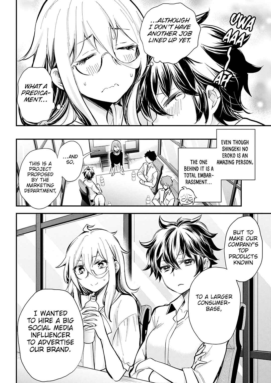 Shingeki no Eroko-san: Hen na Oneesan wa Danshi Kousei to Nakayoku Naritai Chapter 46 - Page 12