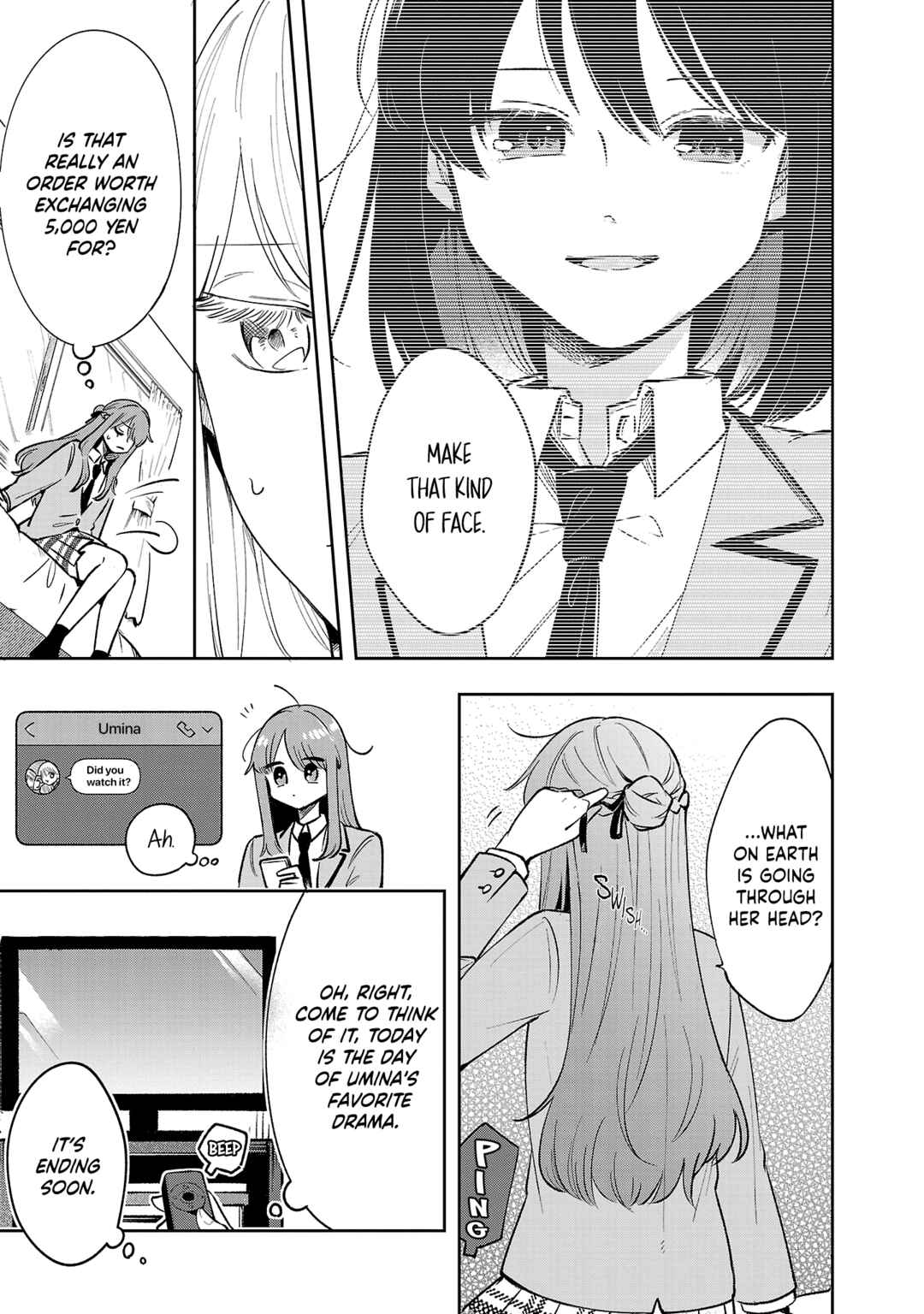 Shuu ni Ichido Classmate wo Kau Hanashi: Futari no Jikan, Iiwake no 5000-en Chapter 6 - Page 3