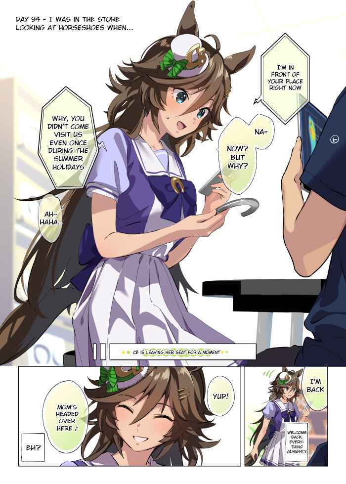 Uma Musume Pretty Derby - 100 nichigo Cb no tantō ni naru tore-na- Chapter 94 - Page 1