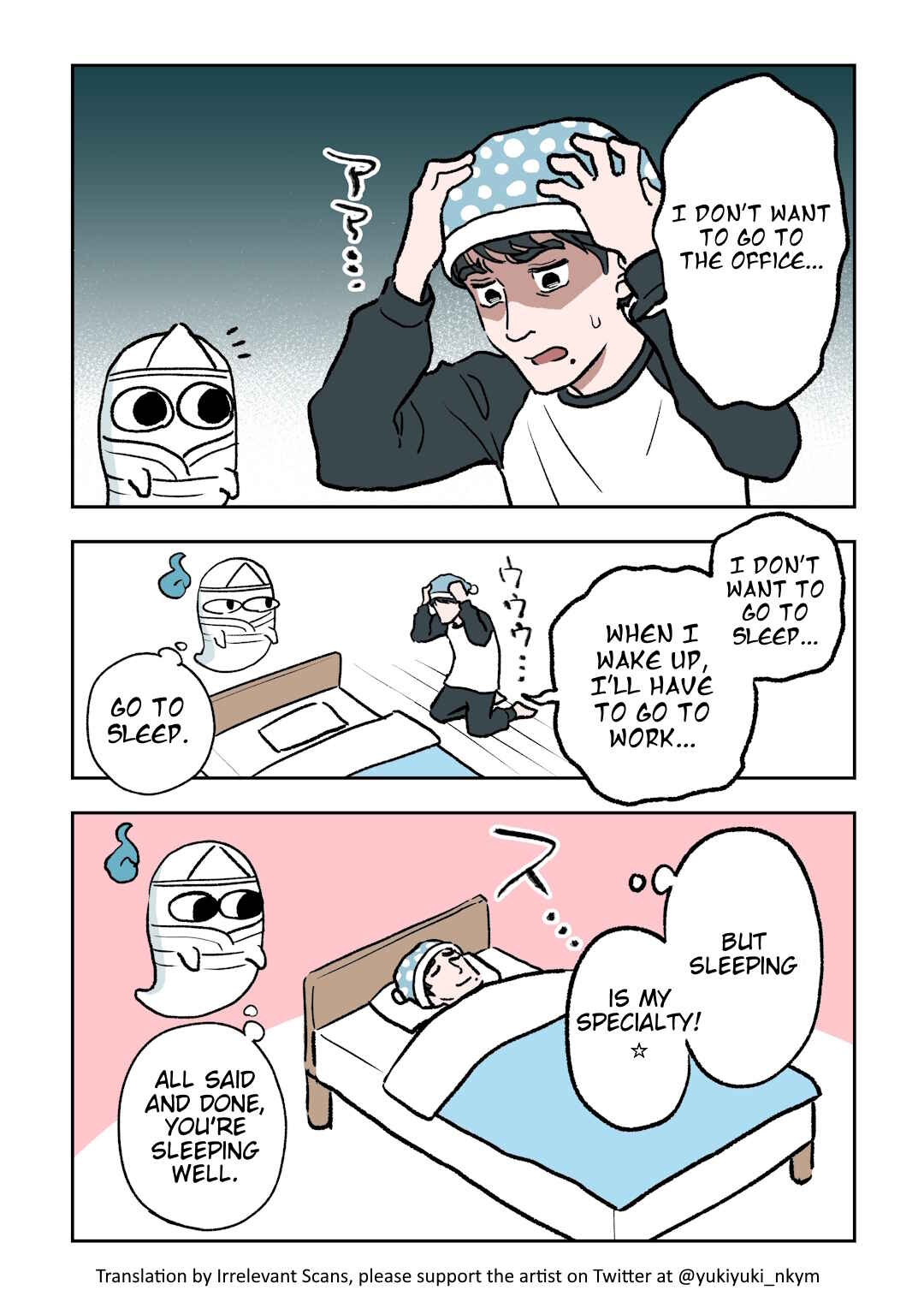 Yuurei to Tsukareta Kaishain Chapter 2 - Page 1