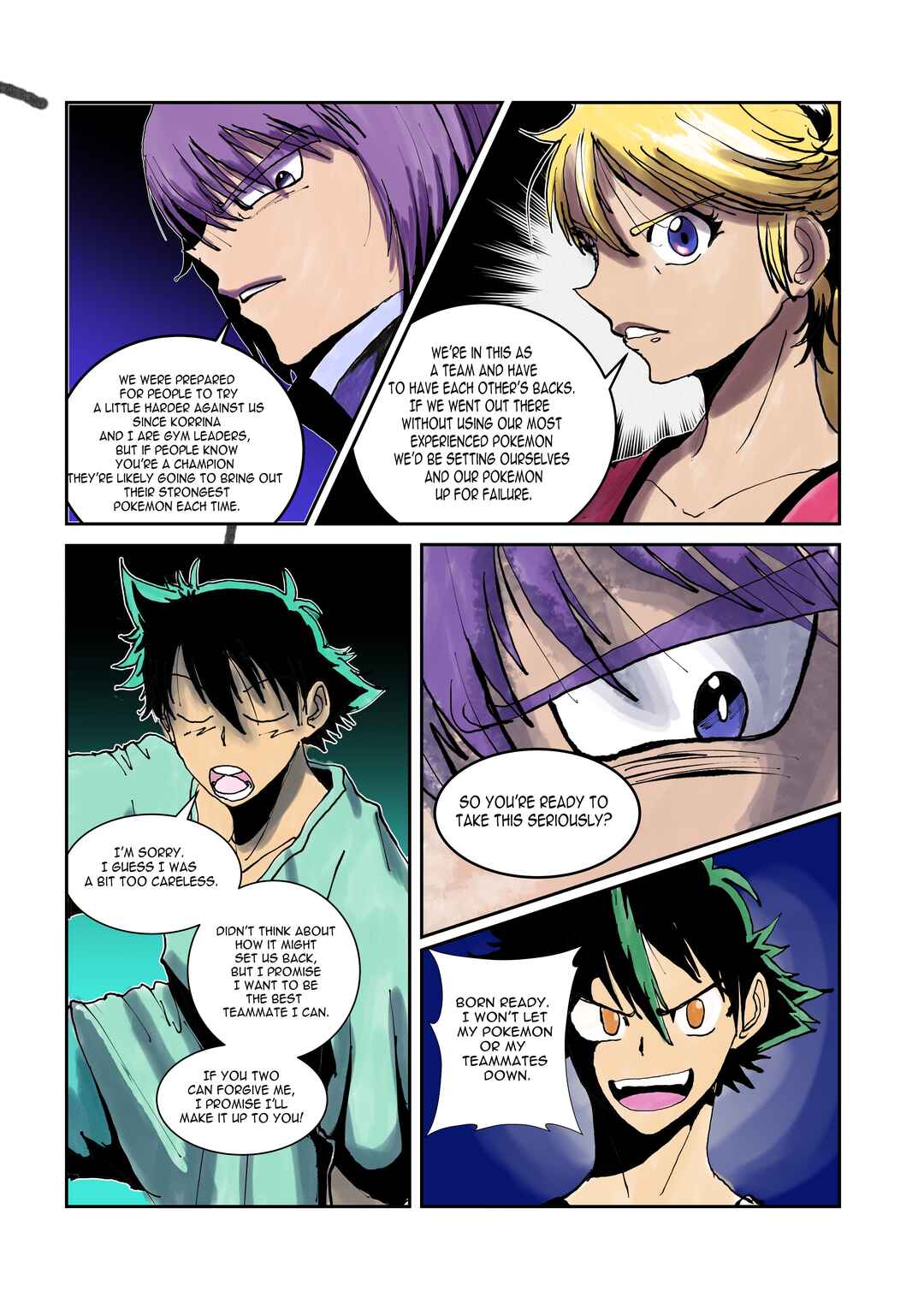 Team reassessment (Pokemon FanComic OneShot) Chapter ? - Page 7
