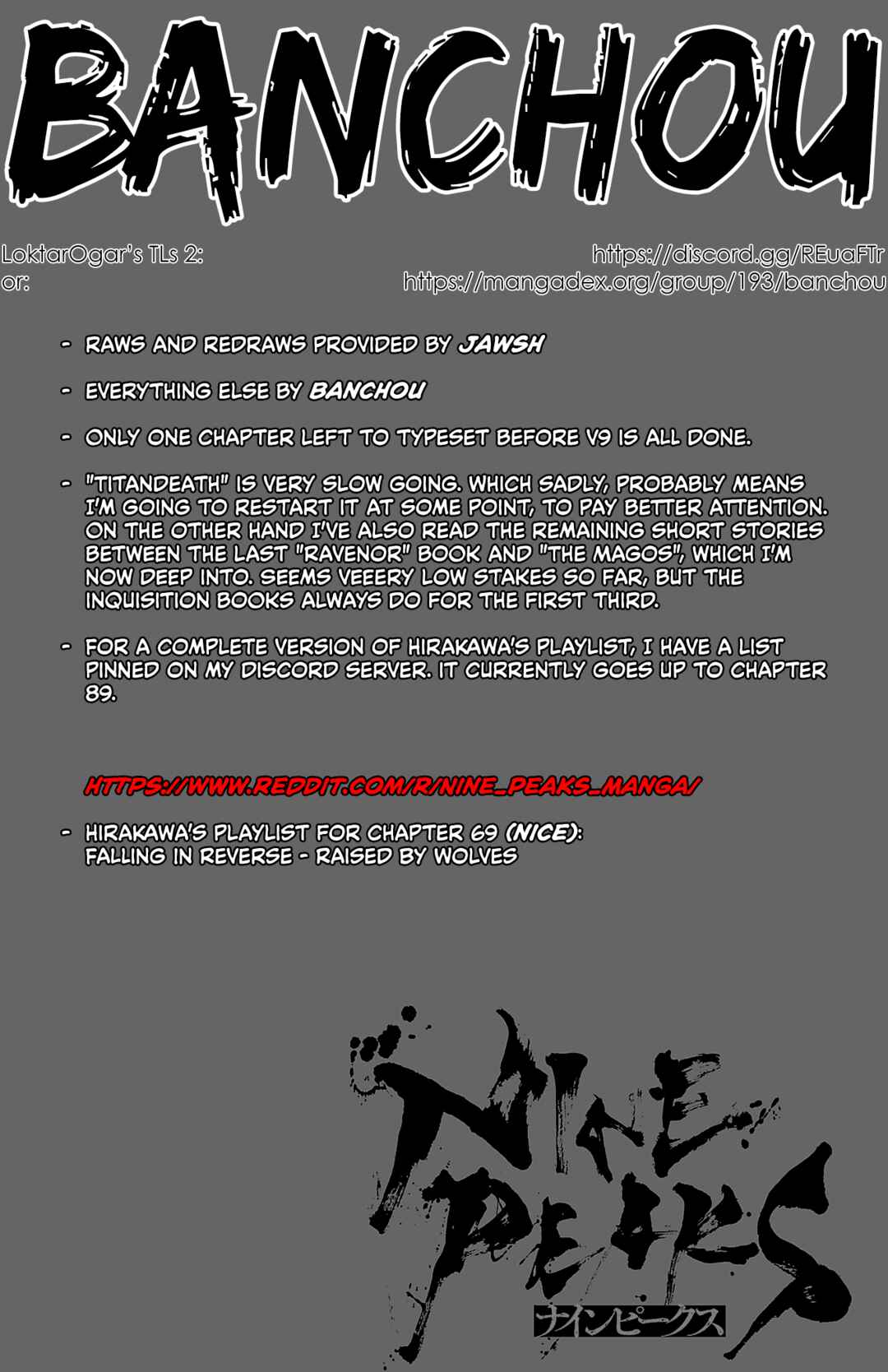 Nine Peaks Chapter 69 - Page 1