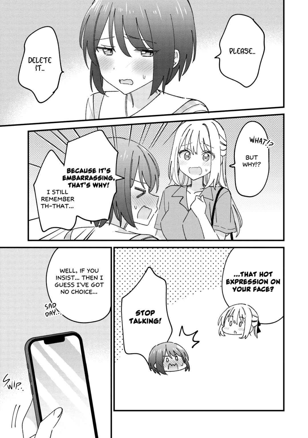 Kao dake yoi Classmate ga, Yatara to Guigui Kuru Yuri no Hanashi. Chapter 7.1 - Page 11