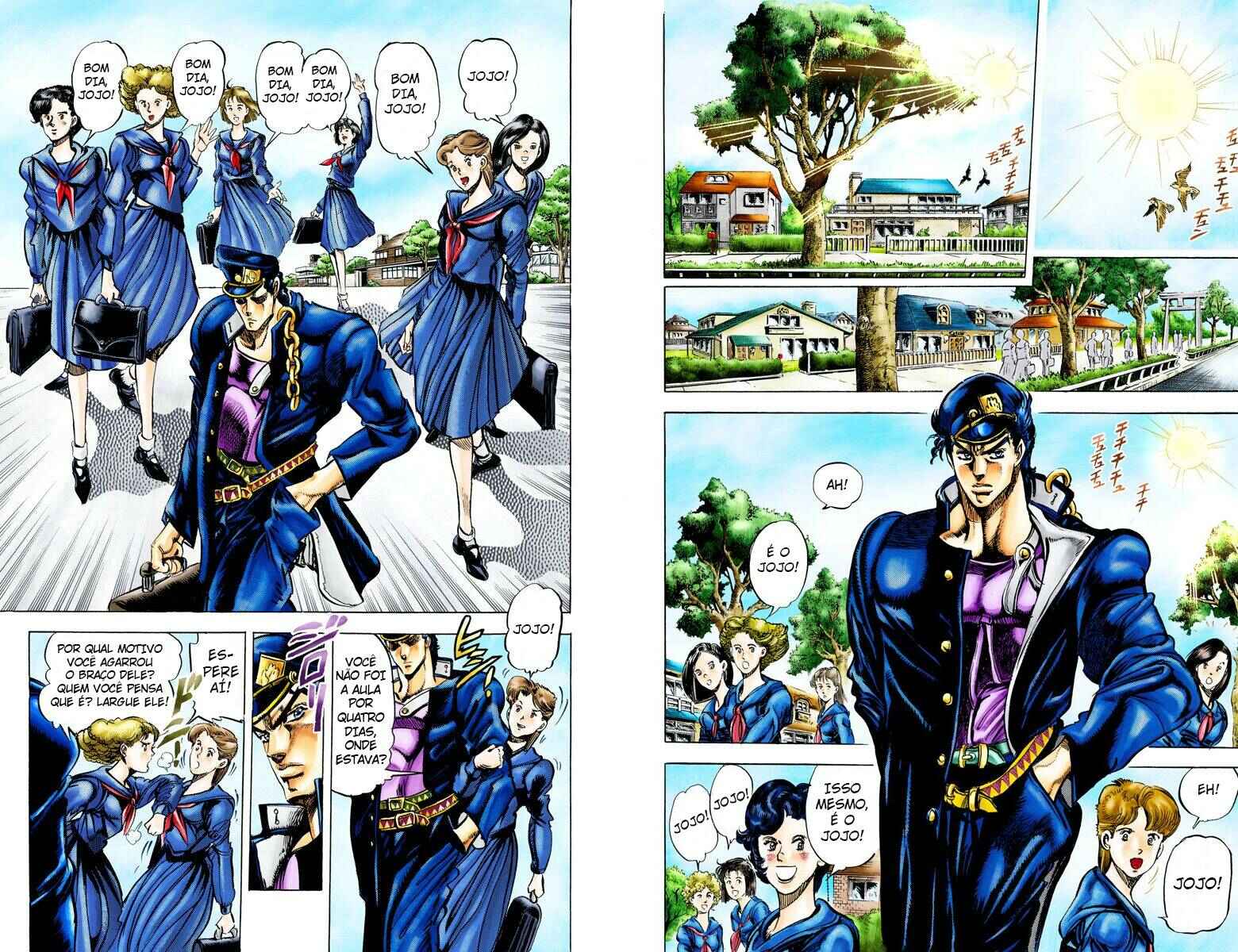 JoJo no Kimyou na Bouken: Part 3 - Stardust Crusaders Color-ban Chapter 4 - Page 8