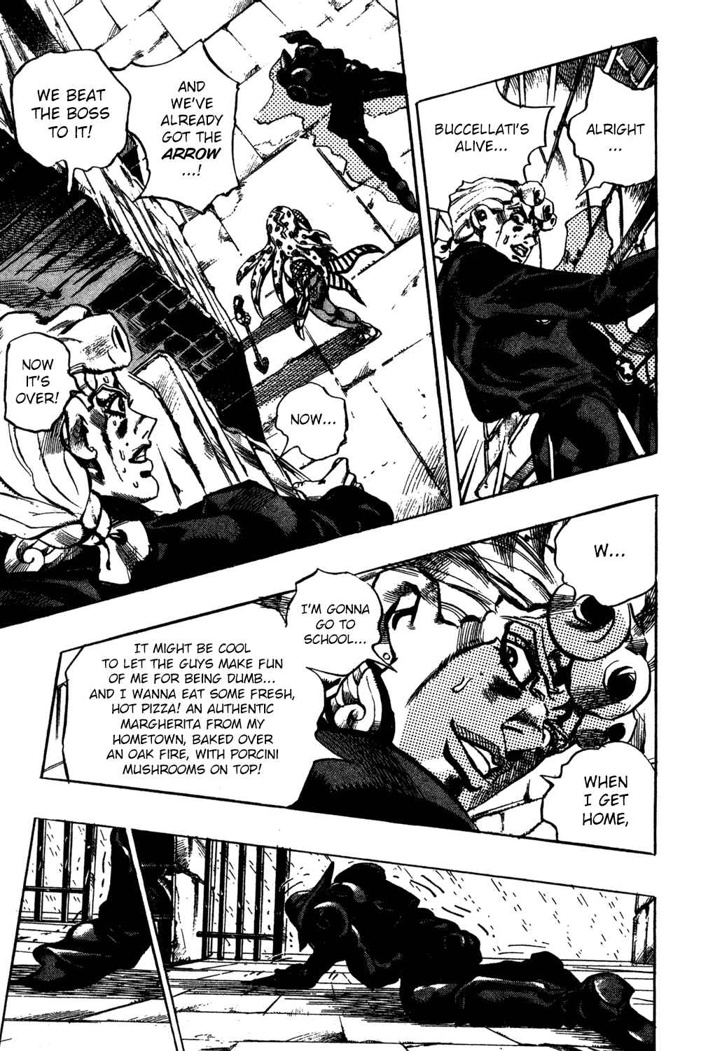 JoJo no Kimyou na Bouken: Part 5 - Ougon no Kaze Chapter 136 - Page 5