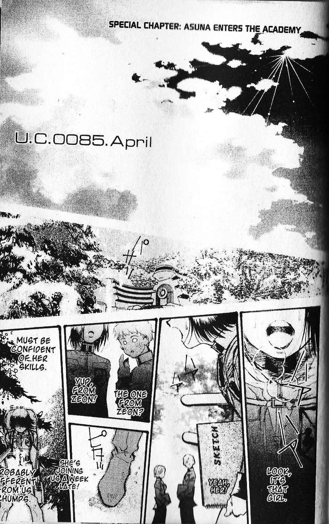 Mobile Suit Gundam - École du Ciel Chapter 10.1 - Page 1