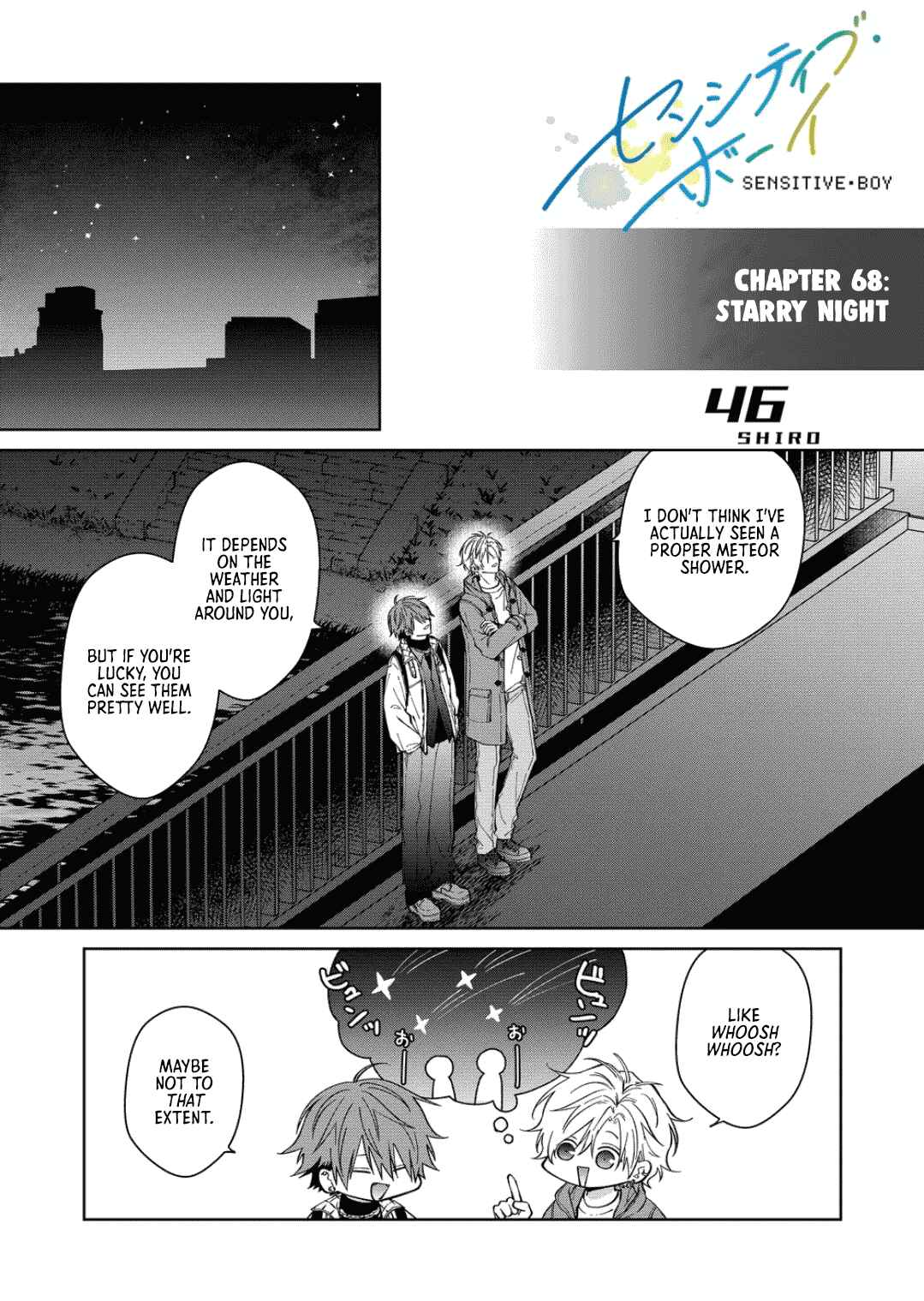 Sensitive Boy Chapter 68 - Page 1
