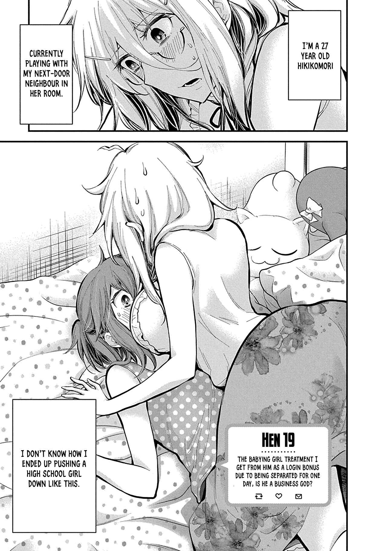 Shingeki no Eroko-san: Hen na Oneesan wa Danshi Kousei to Nakayoku Naritai Chapter 19 - Page 2