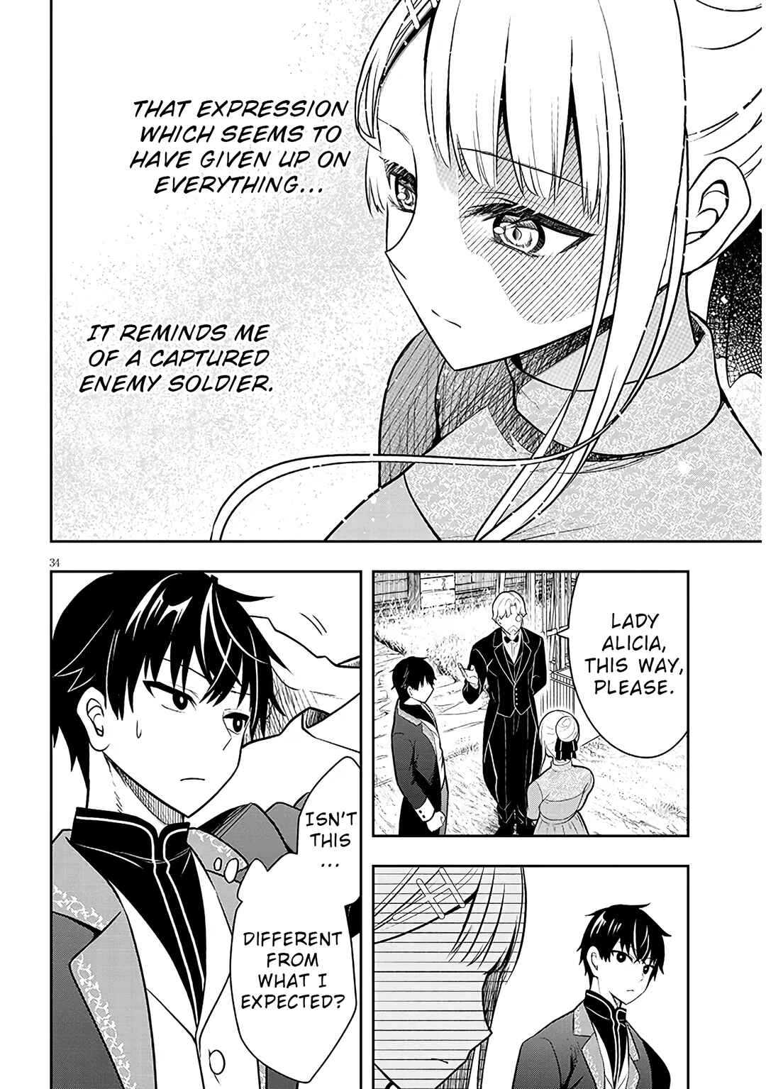 Henkyou Mobu Kizoku no Uchi ni Totsuidekita Akuyaku Reijou ga, Mechakucha Dekiru Ii Yome nandaga? Chapter 1 - Page 34