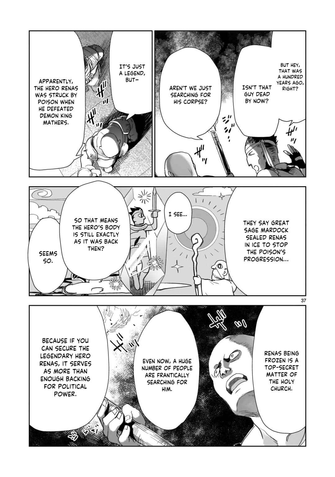 Elf Tsuma to Hajimeru Yuukyuu no Tabi: Densetsu no Yuusha, Aisuru Elf to Tomoni 100-nenmae ni Sukutta Sekai o Tabi Suru Chapter 1 - Page 30
