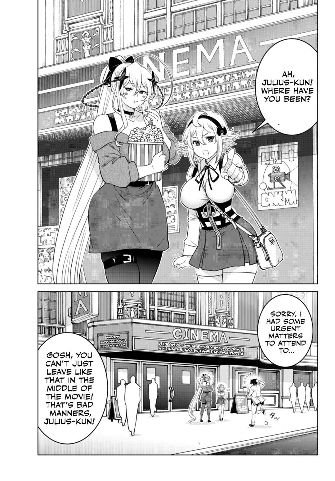 Ochikobore Datta Ani ga Jitsuha Saikyou ~Shijou Saikyou no Yuusha wa Tensei-shi, Gakuen de Mujikaku ni Musou Suru~ Chapter 10.4 - Page 7