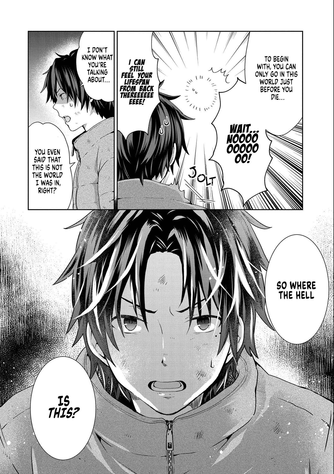 Isekai ni Ten'i Shitara Yama no Naka datta. Handou de Tsuyosa yori mo Kaitekisa wo Erabimashita Chapter 2 - Page 2