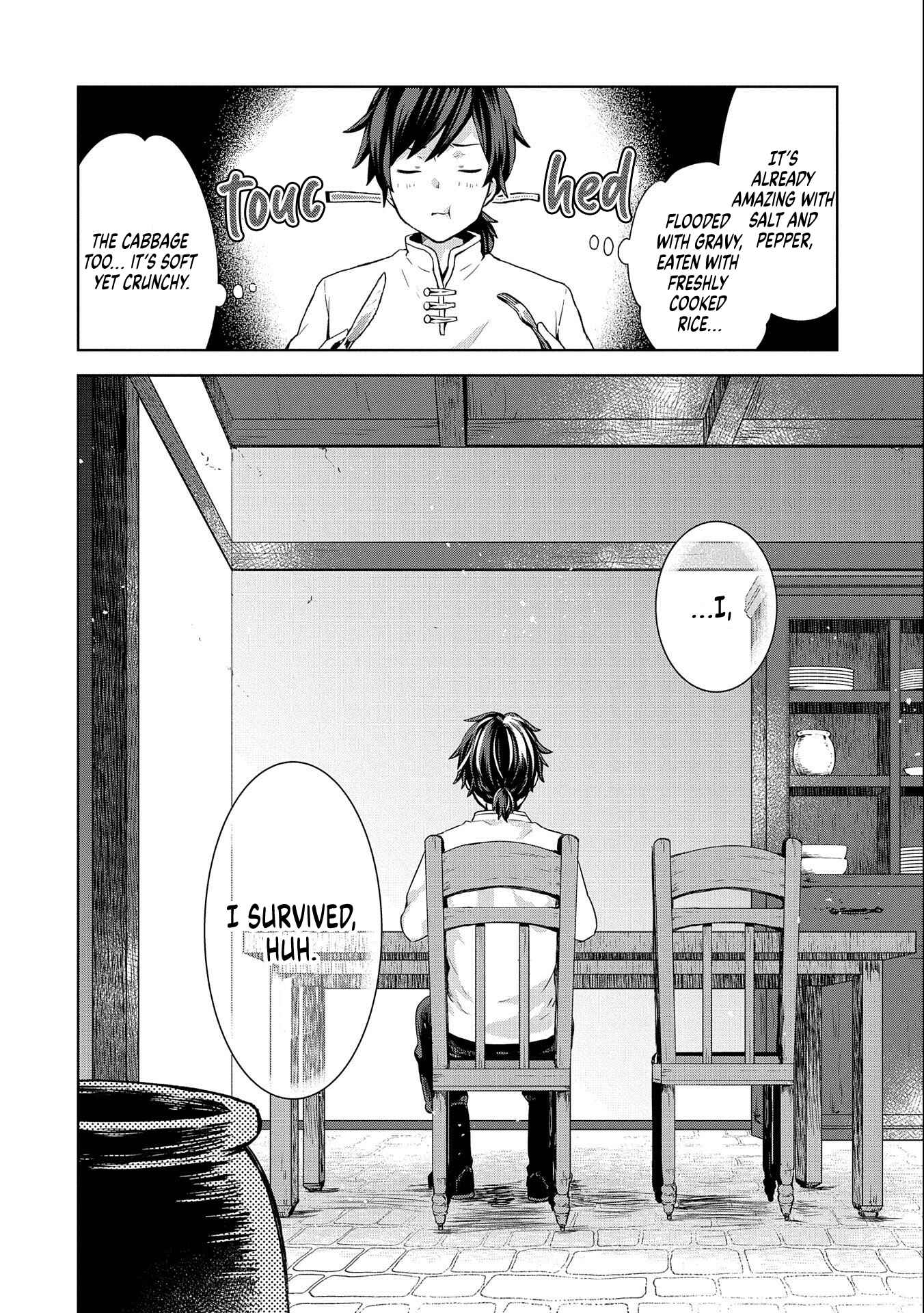 Isekai ni Ten'i Shitara Yama no Naka datta. Handou de Tsuyosa yori mo Kaitekisa wo Erabimashita Chapter 2 - Page 34