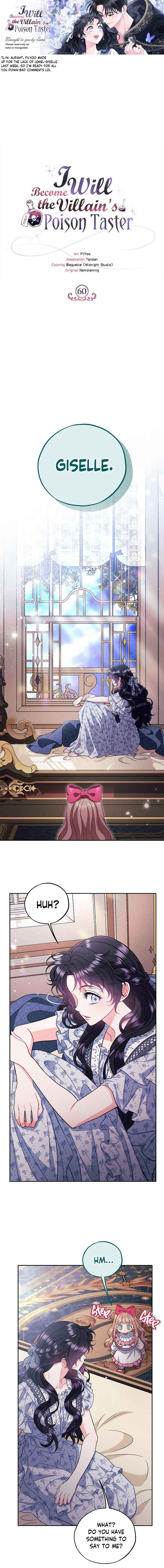 I Will Become the Villain's Poison Taster Chapter 60 - Page 1