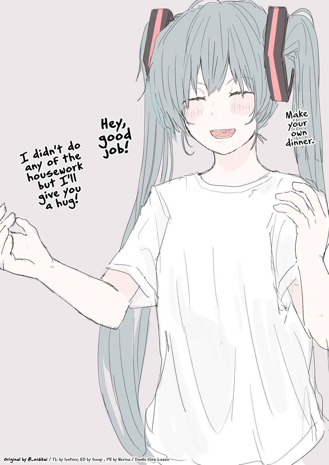 VOCALOID - The Daily Life of Master & Hatsune Miku (Doujinshi) Chapter 35 - Page 1
