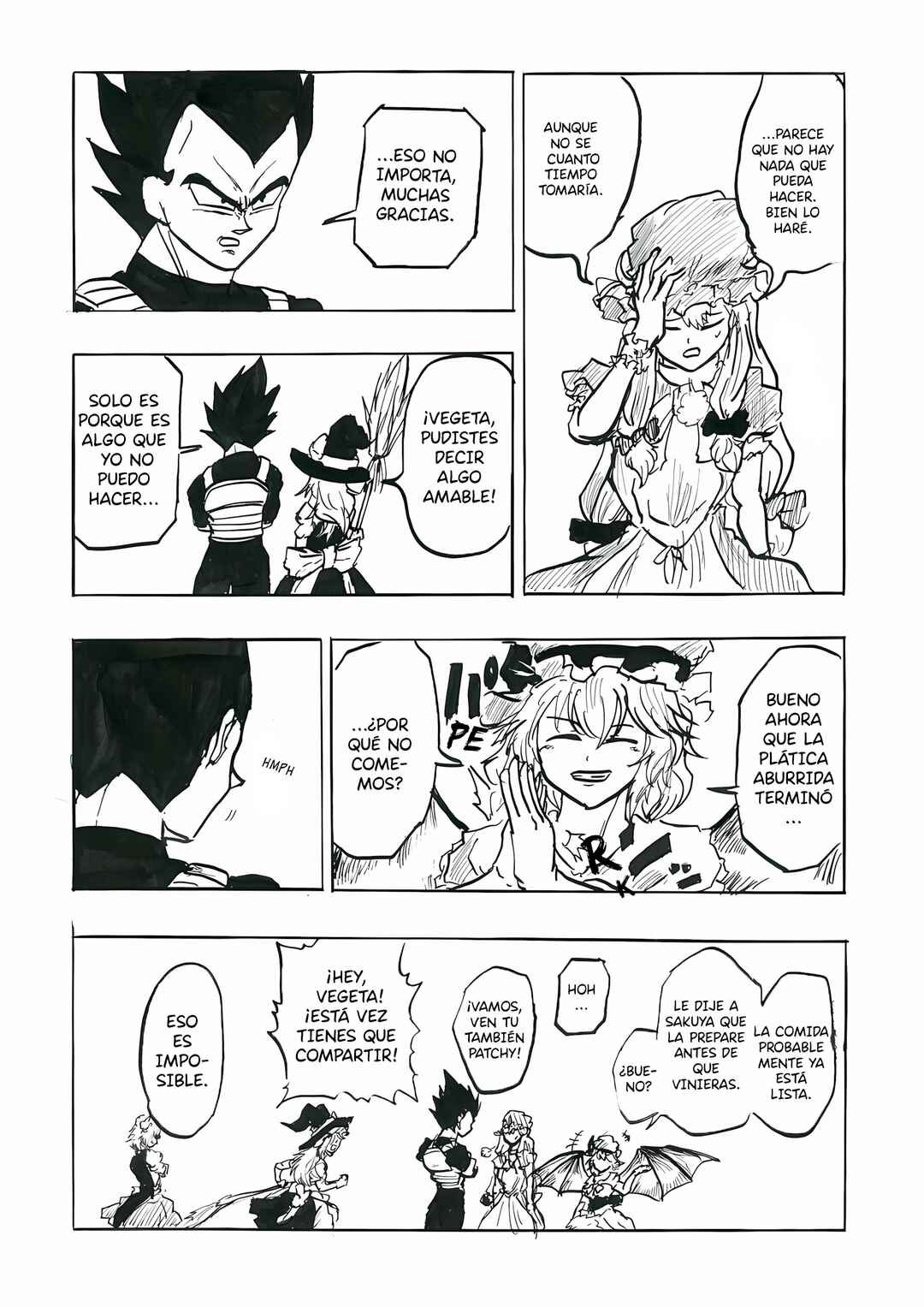 Touhou & Dragon Ball - EAST VEGETA (Doujinshi) Chapter 8 - Page 7