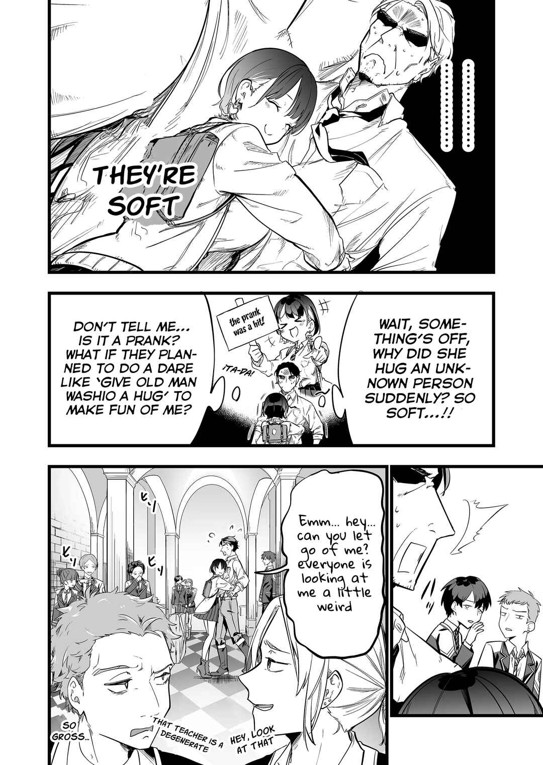 "Ano Toki Tasukete Itadaita Monster Musume desu." Isekai Ossan Kyoushi Totsuzen no Moteki ni Konwaku suru Chapter 1 - Page 13