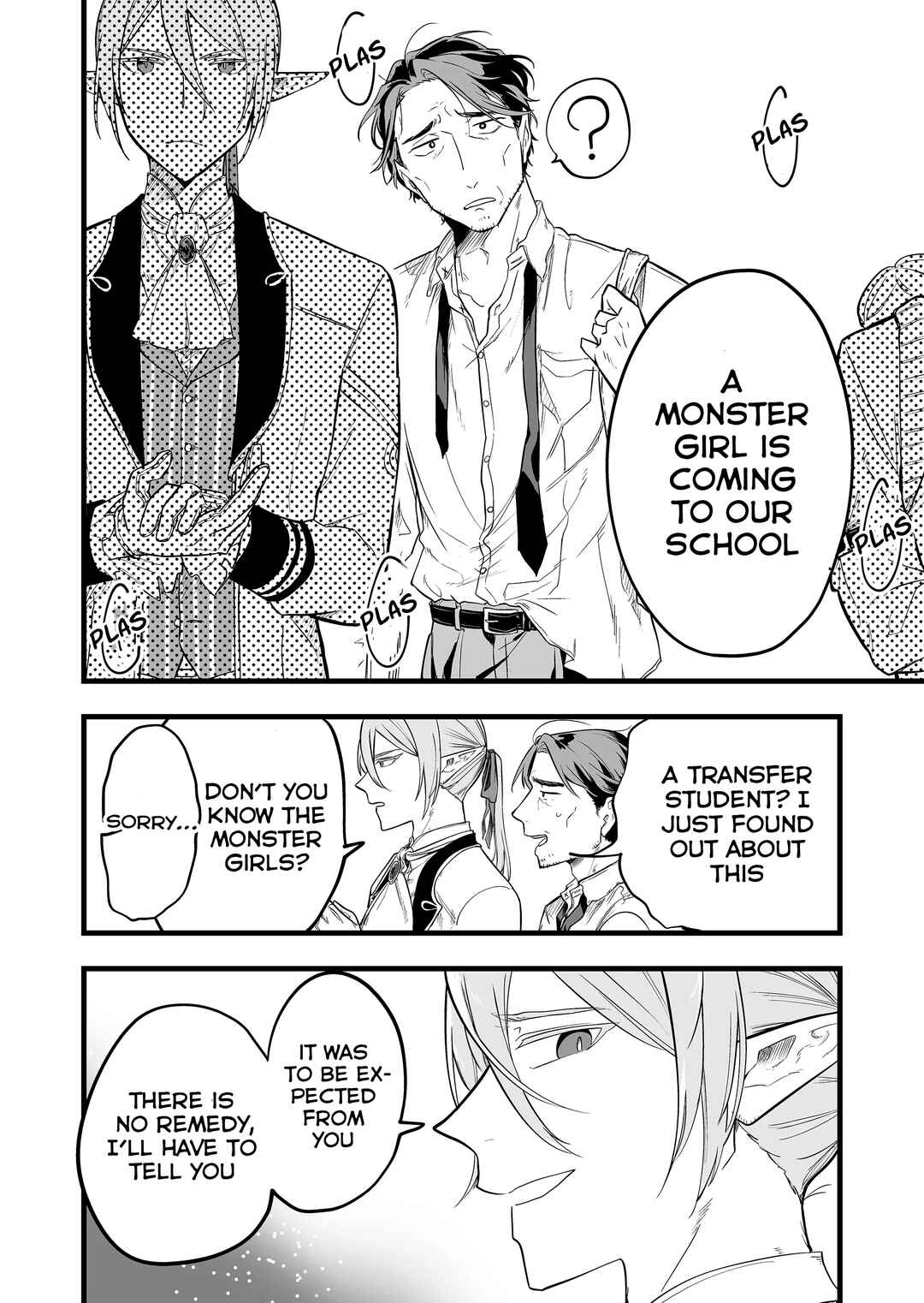 "Ano Toki Tasukete Itadaita Monster Musume desu." Isekai Ossan Kyoushi Totsuzen no Moteki ni Konwaku suru Chapter 1 - Page 36