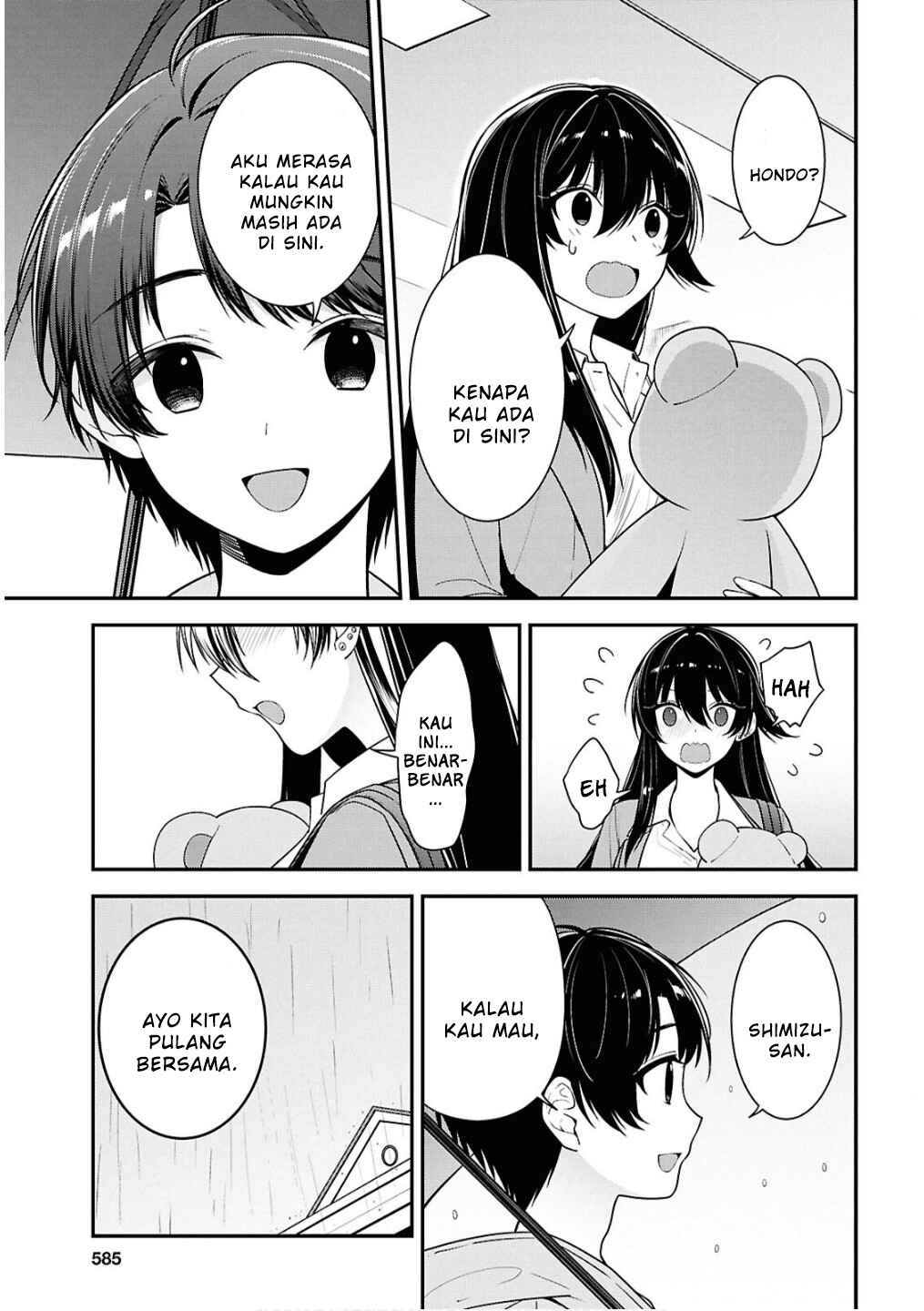 Tonari no Seki no Yankee Shimizu-san ga Kami wo Kuroku Sometekita Chapter 8 - Page 11