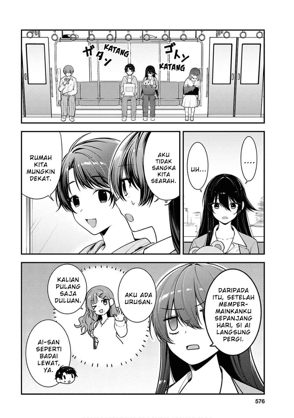 Tonari no Seki no Yankee Shimizu-san ga Kami wo Kuroku Sometekita Chapter 8 - Page 2