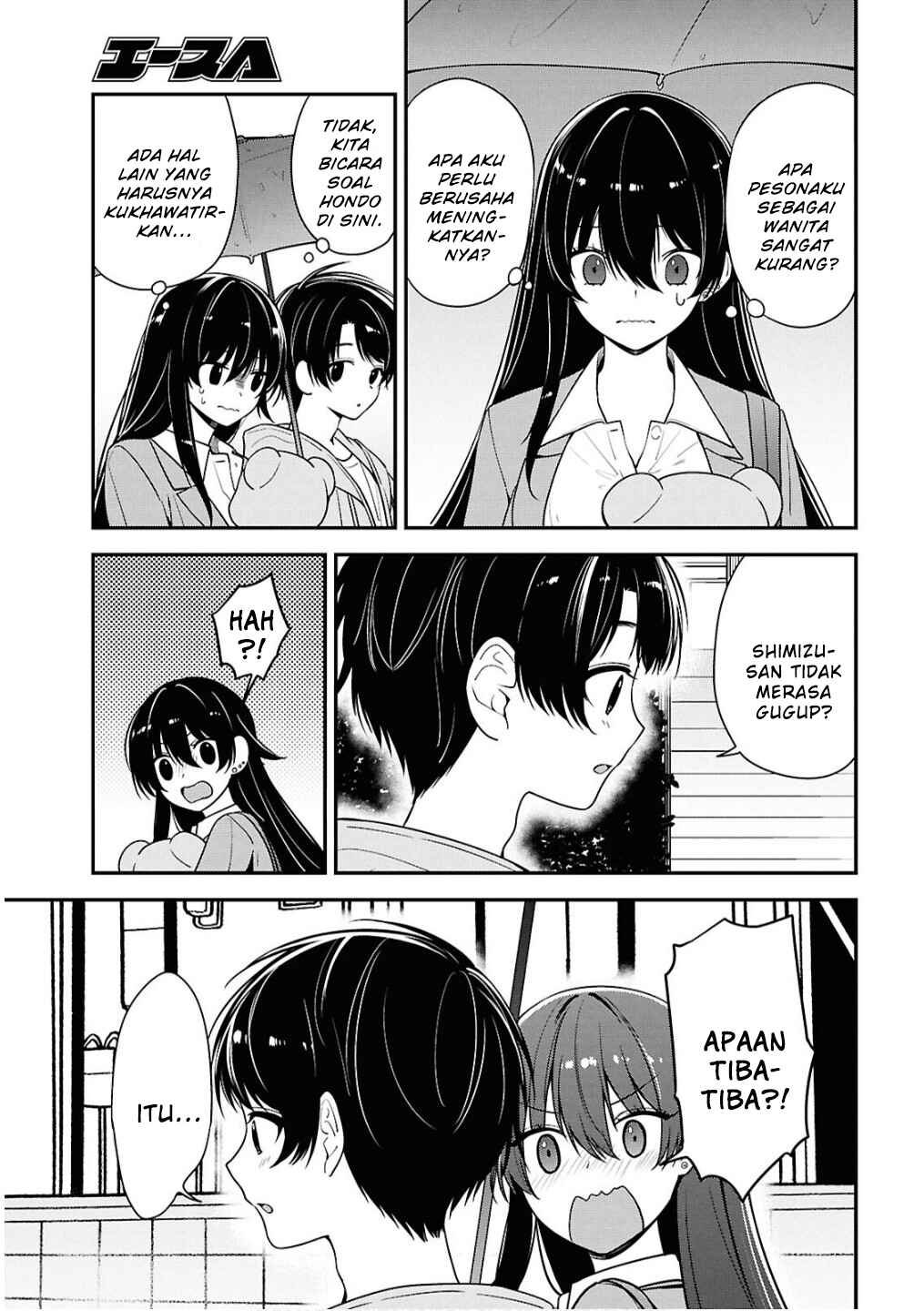 Tonari no Seki no Yankee Shimizu-san ga Kami wo Kuroku Sometekita Chapter 8 - Page 28