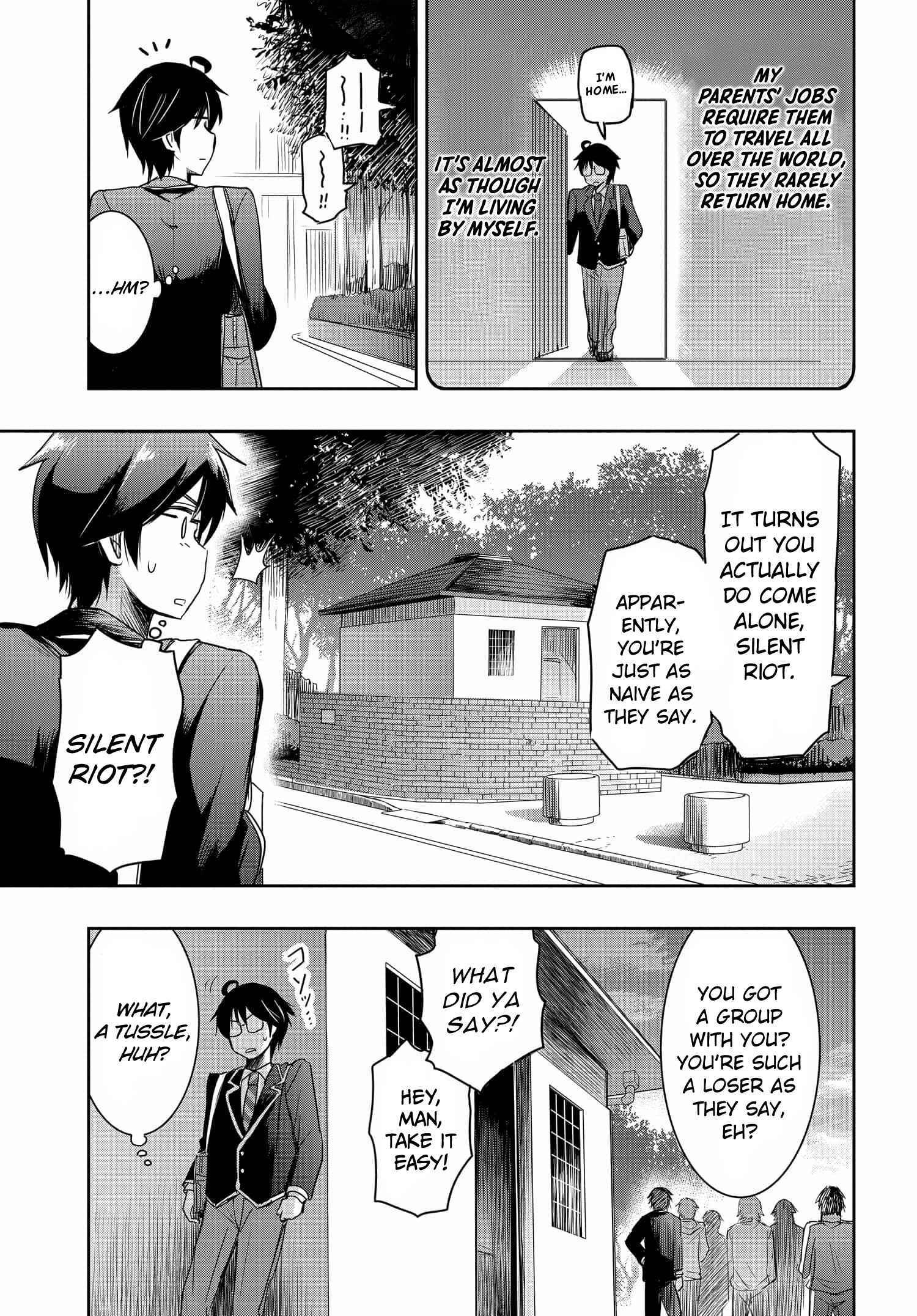 Watashi yori Tsuyoi Otoko to Kekkon shitai no - Seiso na Biji Seito Kaichou (Jitsu wa Moto Banchou) no Himitsu wo Shiru Inkya (Jitsu wa Kanojo wo Koeru Saikyou no Yankee) Chapter 1 - Page 21