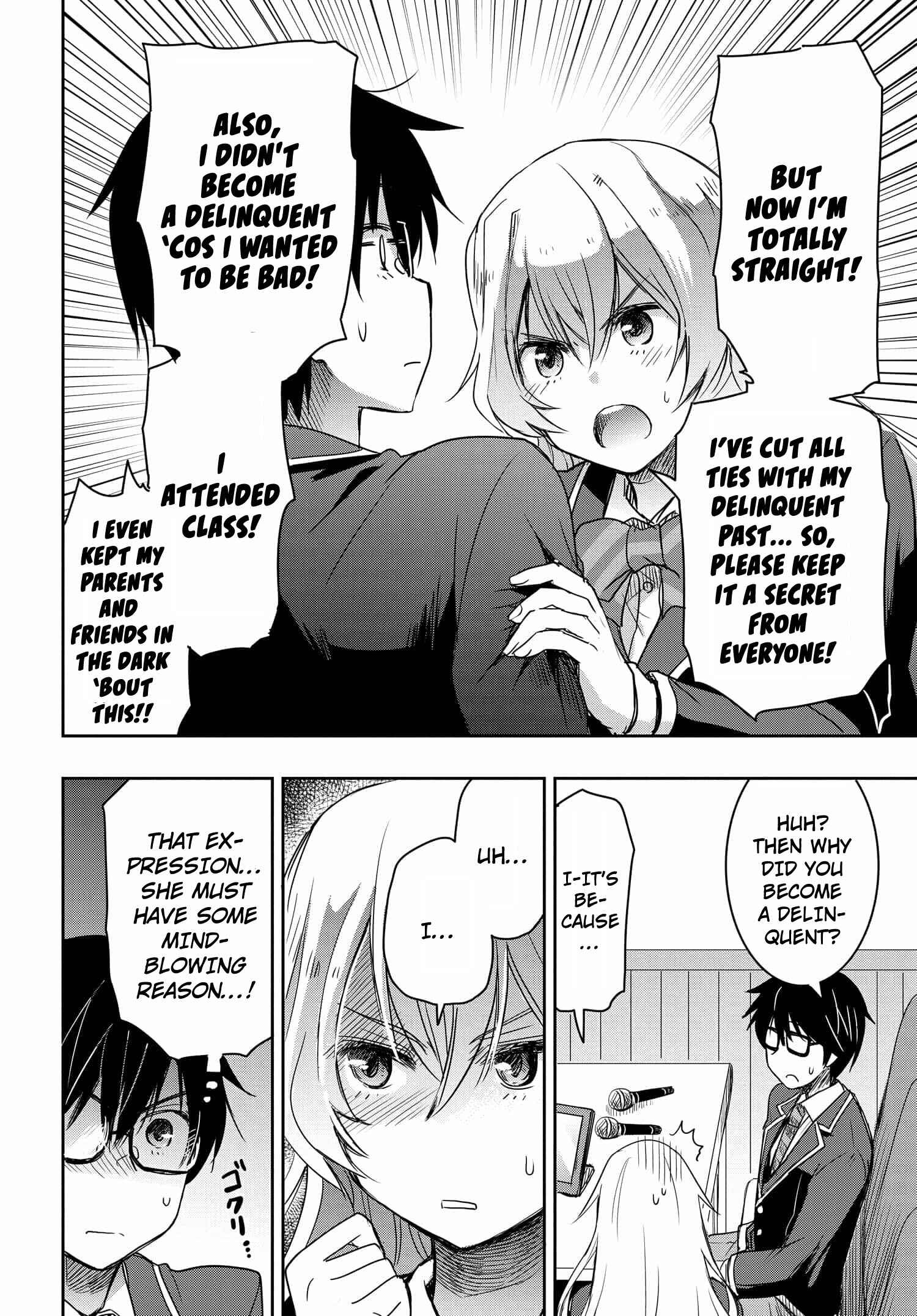 Watashi yori Tsuyoi Otoko to Kekkon shitai no - Seiso na Biji Seito Kaichou (Jitsu wa Moto Banchou) no Himitsu wo Shiru Inkya (Jitsu wa Kanojo wo Koeru Saikyou no Yankee) Chapter 1 - Page 35