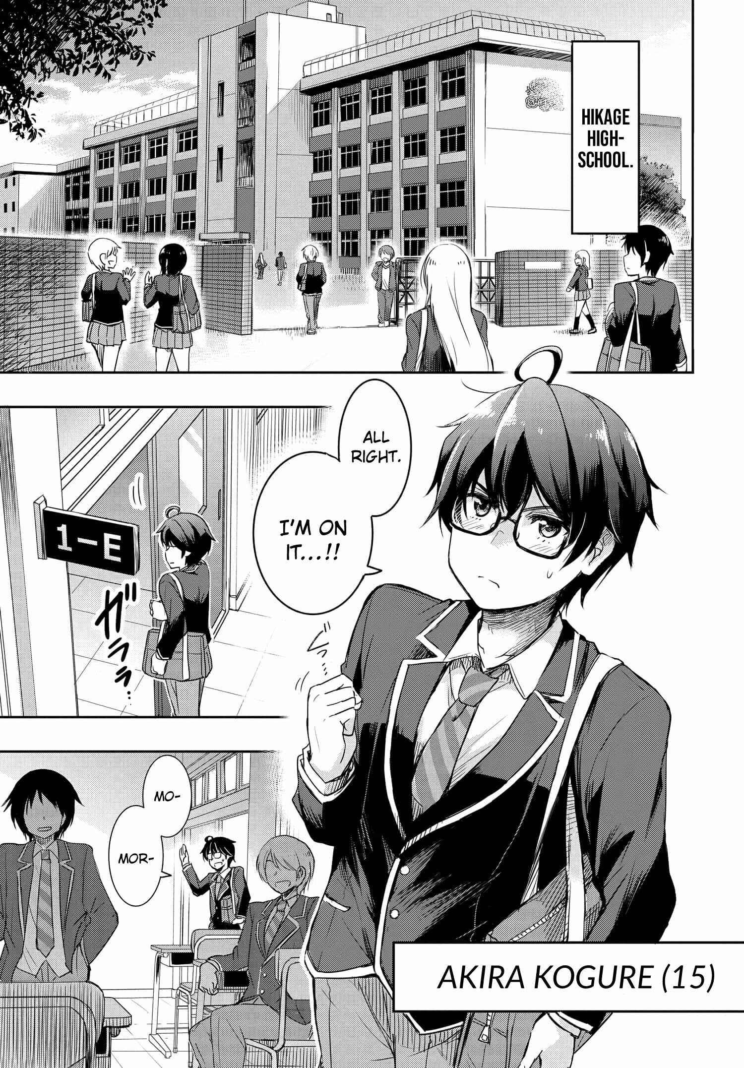 Watashi yori Tsuyoi Otoko to Kekkon shitai no - Seiso na Biji Seito Kaichou (Jitsu wa Moto Banchou) no Himitsu wo Shiru Inkya (Jitsu wa Kanojo wo Koeru Saikyou no Yankee) Chapter 1 - Page 4