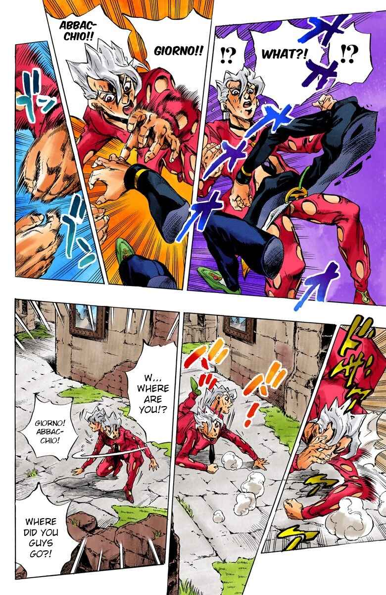 JoJo no Kimyou na Bouken: Part 5 - Ougon no Kaze Color-ban Chapter 40 - Page 10