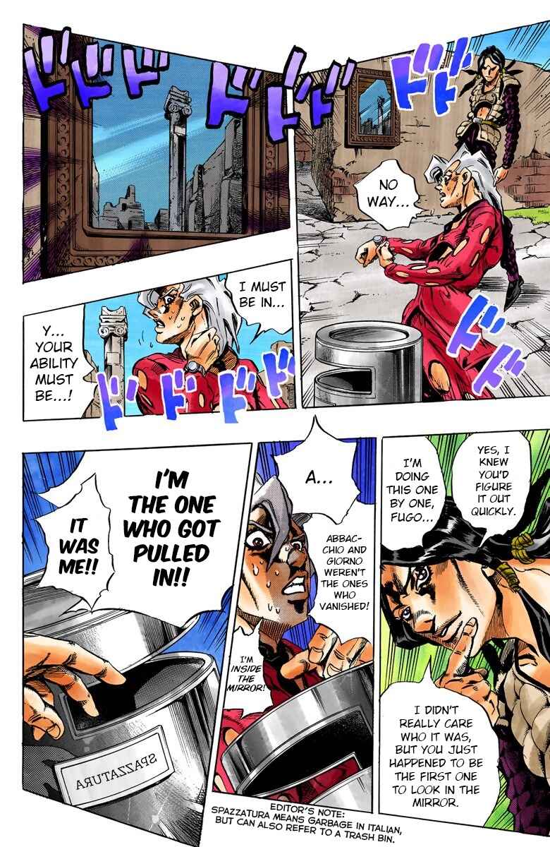 JoJo no Kimyou na Bouken: Part 5 - Ougon no Kaze Color-ban Chapter 40 - Page 16