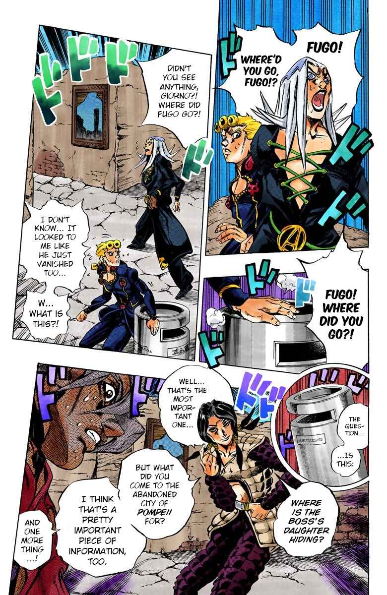 JoJo no Kimyou na Bouken: Part 5 - Ougon no Kaze Color-ban Chapter 40 - Page 17